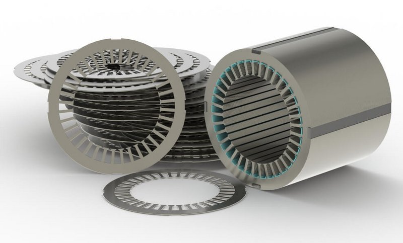 Oberflächenbearbeitung mit Laser von Elektroblechen