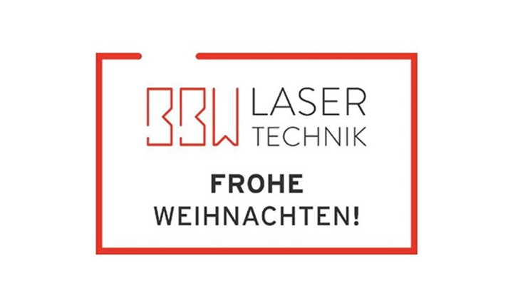 BBW Lasertechnik Lasermaterialbearbeitung Frohe Weihnachten